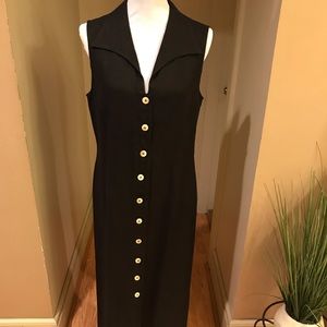 Harve Bernard long linen dress size 12